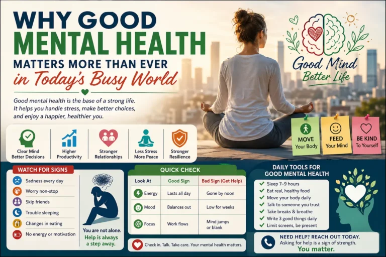 Why Good Mental Health Matters More Than Ever in Today’s Busy World