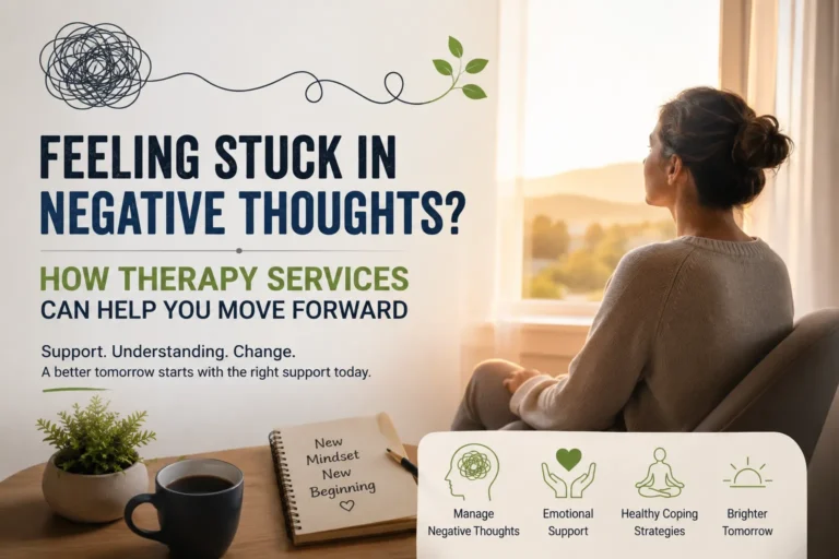 Feeling Stuck in Negative Thoughts? How Therapy Services Can Help You Move Forward