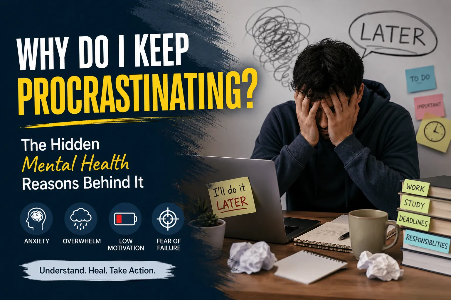 Why Do I Keep Procrastinating? The Hidden Mental Health Reasons Behind It