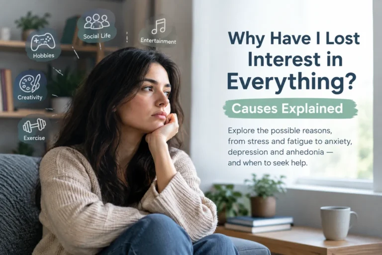 Why Have I Lost Interest in Everything? Causes of Losing Interest